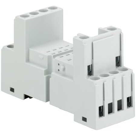 Abb Standard Socket For 2 C/O Relays Screw 1SVR405651R1000